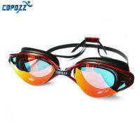 Copozz Professional Goggles Anti-Fog UV Protection ปรับว่ายน้ำแว่นตาผู้ชายผู้หญิงกันน้ำซิลิโคนแว่นตา Eyewear