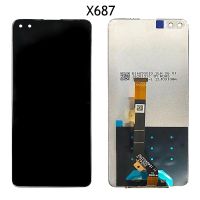 ZZOOI 6.85inch Original For Infinix Zero 8 X687 LCD Display Touch Screen Digitizer For infinix Zero 8i X687B LCD Assembly Replacement