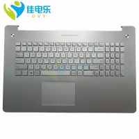 N750jw ใหม่แป้นพิมพ์แล็ปท็อปสำหรับ ASUS N750j N750 N750jk N750jv SP US Backlit Palmrest เคส90NB0201-R32UI0 90NB0201-R32SP0