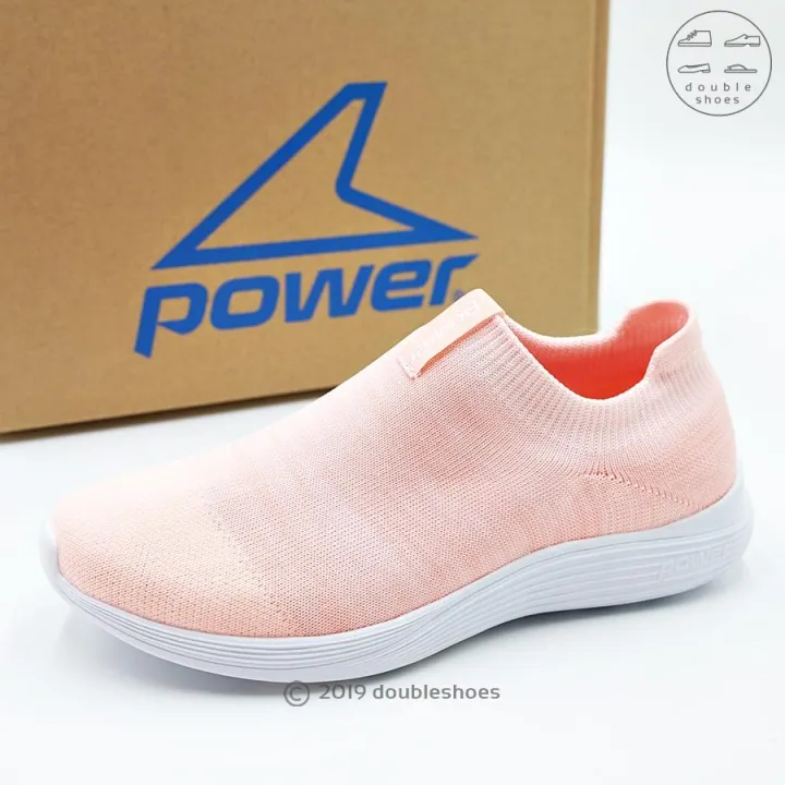 Bata Power (548-3018) รองเท้าผ้าใบผู้หญิง รองเท้าวิ่ง แบบสวม สลิปออน