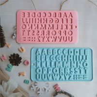 New English Alphabet Letter Chocolate Silicone Mold Alphabet Cookie Candy Cake Mold Baking Cake Decorating Tool Bread Cake  Cookie Accessories