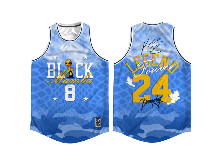 Kobe Bryant - Black Mamba Full Sublimation Basketball Jersey