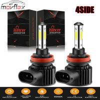 MovFlax 2ชิ้น H7 H8 H9 H11 9005 9006 120วัตต์ LED 12โวลต์/24โวลต์มินิไฟหน้าโคมไฟ20000Lm ความสว่างรถยนต์หลอดไฟ