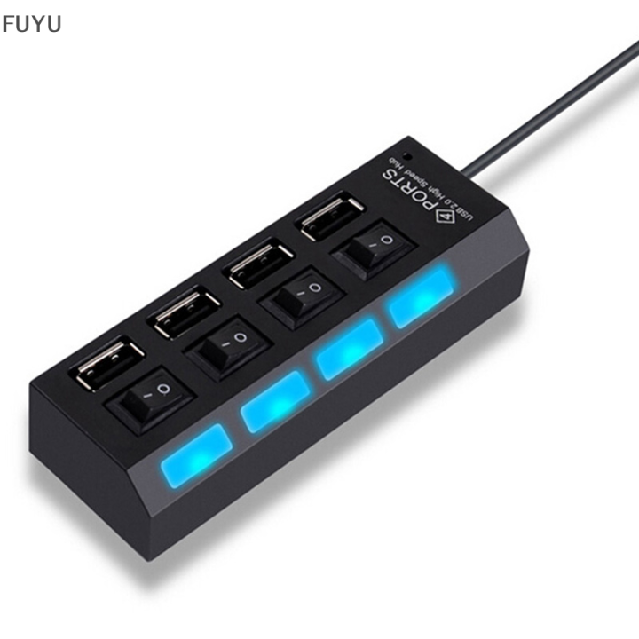 fuyu-4-port-usb-2-0-multi-hub-splitter-ขยายความเร็วสูงสำหรับ-pc-laptop-mac