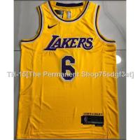 Premium version 2023 nba Los Angeles Lakers No.6 James yellow basketball jersey