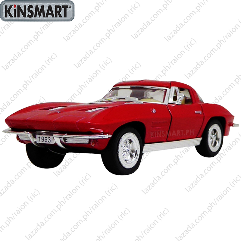 KinsMart Corvette Sting Ray 1963  1:32 scale metal car 