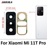 【☑Fast Delivery☑】 jiejiu65879742 10pcs กระบอก Xiaomi Mi 11T Pro Redmi Note พิเศษ11S 11T 5G ฝาปิดเลนส์กระจกกล้องถ่ายรูปหลังพร้อมกาวซ่อมแซม