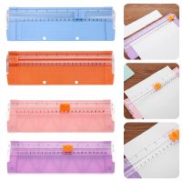 {office stationery}A4/ที่ตัดกระดาษที่มีความแม่นยำ A5กิโยตินพร้อมไม้บรรทัดแบบดึงออกสำหรับขายดีทนทานเครื่องมือตัดกระดาษป้ายมีภาพ