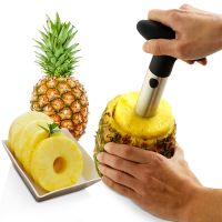 1Pcs Stainless Steel Easy to use Pineapple Peeler Accessories Pineapple Slicers Fruit Knife Cutter Corer Slicer Kitchen Tools