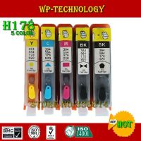 5pk ตลับหมึกสำหรับเติมเต็มตัวสำหรับ Hp178สูทสำหรับ Hp Photosmart C6380 C6300 C5300 C5383 C5380 C6383กับ Arc