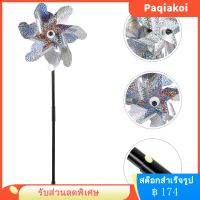 Paqiakoi 10pcs Spinners Bird Pinwheels Deterrent Pinwheels สำหรับลานและสวน