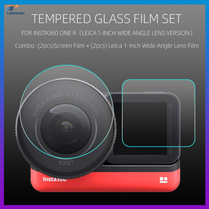 ตัวป้องกันหน้าจอกระจกนิรภัยสำหรับ-insta360-one-r-กล้องมุมกว้าง-len-film-อุปกรณ์ป้องกันกระจก