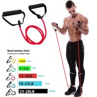 【DT】hot！ 5 Levels Resistance Bands Pull Rope Rubber Expander Elastic Band Gym Workout Exercise