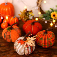 Mini Pumpkin Sculpture Fall Centerpiece Thanksgiving Pumpkin Ornament Table Decoration For Farmhouse Harvest Festival Decor