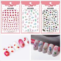 Nail Sticker Nail สติ๊กเกอร์ติดเล็บ 3D แกะแล้วแปะได้เลย มีบริการเก็บเงินปลายทาง 5211059❃☑﹊