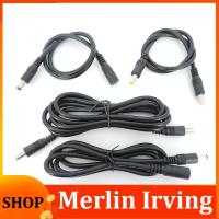 Merlin Irving Shop 12v 18awg DC male to male female 5.5X2.5mm 2.1mm Extension power supply connector diy Cable Plug Cord wire Adapter for strip