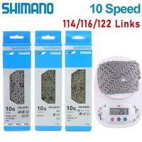 Shimano 10 Speed Bicycle Chain 10V Deore HG54 HG95 HG4601 CN-6701 MTB Chain 122 Links 116 Links Road Mountain Bike 10S Chains