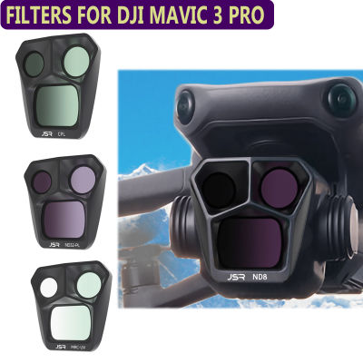 Untuk DJI Mavic 3 Pro Penapis Kamera Kaca Optik MCUV CPL ND8 ND16 ND32 Ndakpl Sespenapis Malam