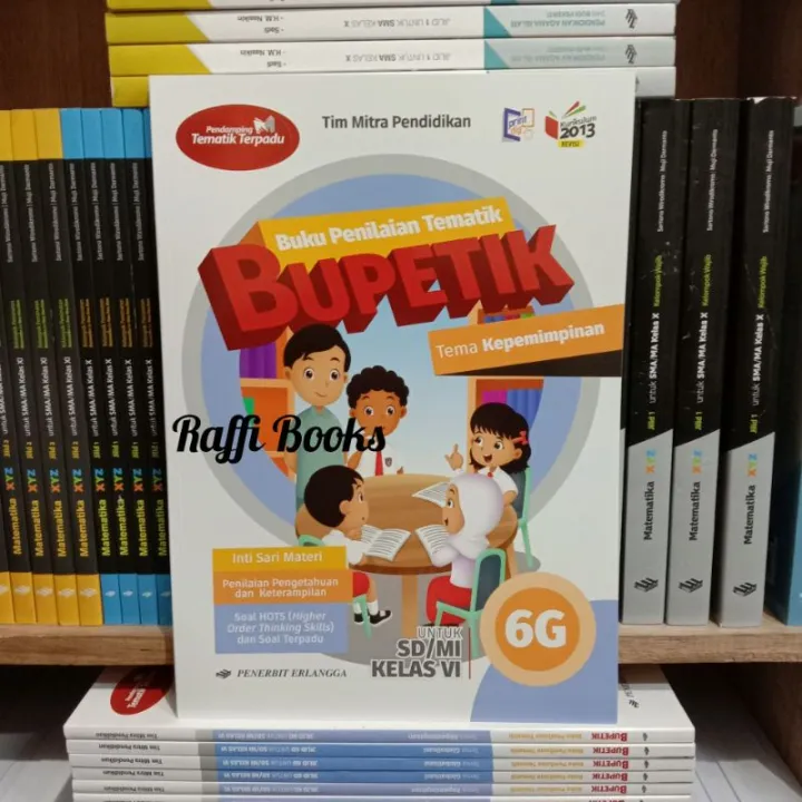 Buku Bupetik 6g Kelas 6 SD K13 Revisi Erlangga | Lazada Indonesia