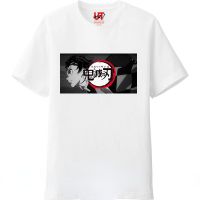 ราคาถูกเสื้อยืดแขนสั้น พิมพ์ลาย Demon Slayer Uniqlo UT สําหรับผู้ชายS-5XL