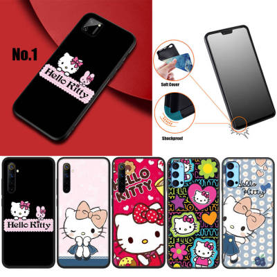 TTL10 Cartoon Hello Kitty อ่อนนุ่ม High Quality ซิลิโคน TPU Phone เคสโทรศัพท์ ปก หรับ Realme XT X2 A5 2 3 5 5S 5i 6 6i 7 7i 8 8S 8i 9 9i Pro Plus X Lite