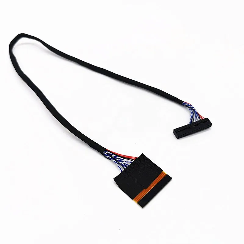 LVDS Cable 30 Pin, 1-Ch 8-Bit, For LG Type Panel (Right Supply-FFC-Con