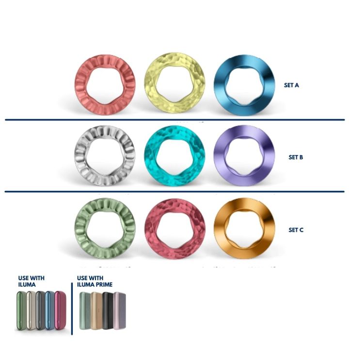 Premium Ring Set For IQOS ILUMA PRIME / ILUMA Accessories | Lazada