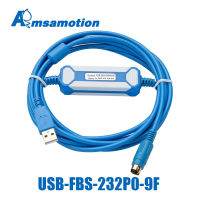 USB-FBS-232P0-9F เหมาะสำหรับ Fatek FBS FB1Z B1 Series PLC อินเทอร์เฟซเคลือบทองการเขียนโปรแกรมสาย USB รุ่น RS232 Adapter