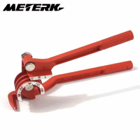 Meterk เหมาะสำหรับ6Mm/8Mm/10Mm Thin Tube Manual Pipe Bender การออกแบบสามช่องประหยัดแรงงานทนทานต่อการสึกหรอท่อ Bender