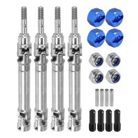 4Pcs Steel Front and Rear Drive Shaft CVD for 1/10 Traxxas Slash Rustler Stampede Hoss VXL 4X4 RC Car Upgrade Parts