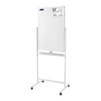 กระดานไวท์บอร์ดขาตั้ง 2 หน้า แบบล้อเลื่อน Mountain รุ่น WHITEBOARD-02 (60x90 cm.) กระดาน กระดานมีขาตั้ง กระดานแม่เหล็ก ไวท์บอร์ด [ ส่งฟรี‼️ ]