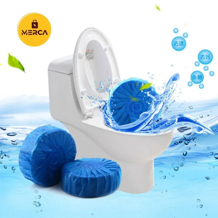 MERCA 1 Pc Blue Tablet Toilet Bowl Cleaner Lazada PH