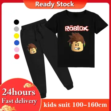 New ROBLOX Tee Set Boys Short Sleeves T-shirt Suit Child Holiday