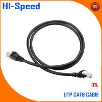 UTP CABLE CAT6  1 M. สายแลนแบบกลม CAT6 ยาว 1 เมตร