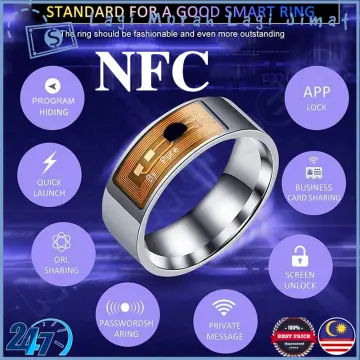 Multifunctional Technology NFC Finger Ring Intelligent Wearable Connect  Smart