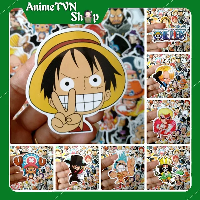 Miếng dán Sticker anime One Piece - Đảo hải tặc trọn bộ 100 hình - In rõ ràng sắc nét khó tróc Miếng dán Sticker anime One Piece - Đảo hải tặc trọn bộ 100 hình - In rõ ràng sắc nét khó tróc