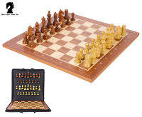 ชุดหมากรุกสากลไม้ German Knight Staunton Chess Set 7