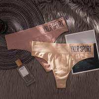 Nylon Stretchy Underwear Seamless Thongs Fitness No Trace Push Up G String Medium Waist Sexy Tanga for Women Panties 8845