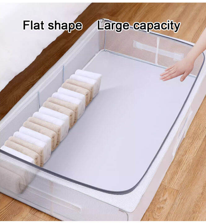 Lanrui Household transparent storage box fabric clothing organizer
