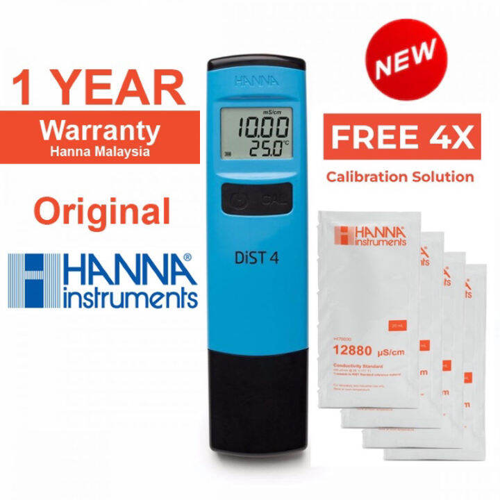 (HANNA) EC METER DIST 4 [HI98304] Lazada