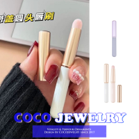 COCOJEWELRY แปรงทาลิปสติกระเบิดพร้อมที่ครอบปากแปรงลิปเคลือบริมฝีปากสมัดจ์บรัชแบบพกพาแปรงทาลิปสติกลิปสติกจิ๋วที่มีที่ครอบหัวกลมนุ่ม