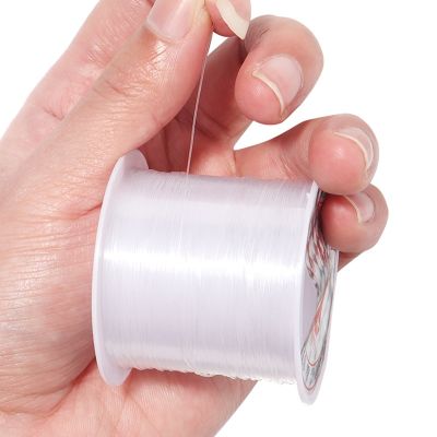 1PC 0.2-1mm Fishing Line For Beads Wire Clear Non-Stretch Nylon String Beading Cord Thread For Jewelry Making Supply Wholesale
