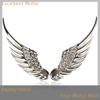 Excellent 1คู่รถ Auto รถจักรยานยนต์ Body Sticker 3D Eagle Angel Wings Badge Metal decals