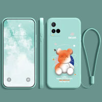 เคส vivo y21t ยางนิ่ม กันกระแทก กันน้ำ กันลื่น ฝาหลัง คลุมเต็มขอบ ไม่เบียด ฟิล์มมือถือ เคสใส่เลนส์ ลายการ์ตูนน่ารัก