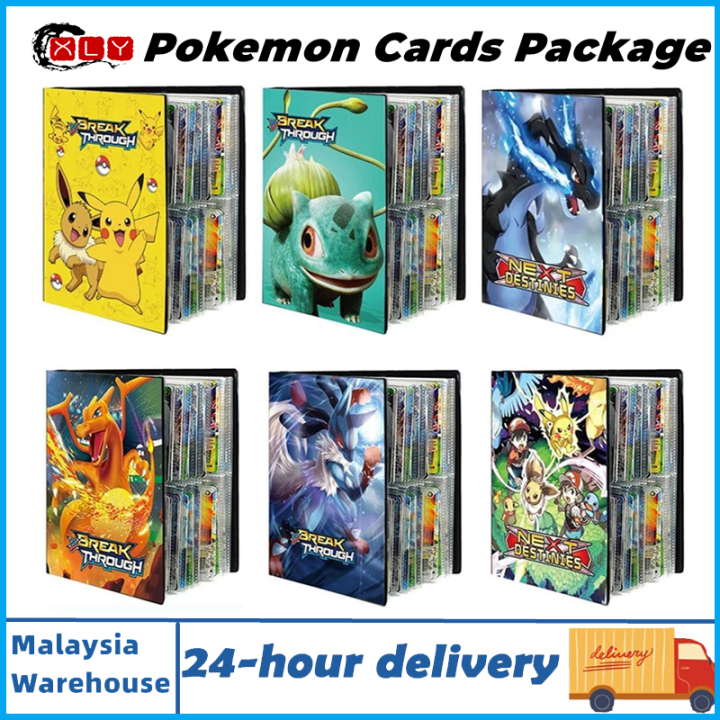 【Fast Delivery In Stock】240pcs Pokemon Card Box Charizard Pikachu ...