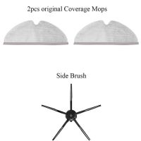 Roborock ไม้ถูพื้นแบบเต็มพื้นที่ (2ชิ้น) ชิ้นส่วนแปรงด้านข้าง Xiaomi Roborock S5สูงสุด/S50/S55/S6/S6เครื่องดูดฝุ่นและกวาดทำความสะอาด Maxv