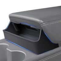 【LZ】✷  Armrest Caixa de armazenamento para Tesla Modelo 3 e Y Óculos Organizador Auto Controle Central Bolso Óculos Interior