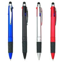 4 Pcs Multifunction Stylus Pilot Ballpoint Pens Portable Meeting Pilot Rotation Tablet 3-color Stylish Writing Multipurpose Pens