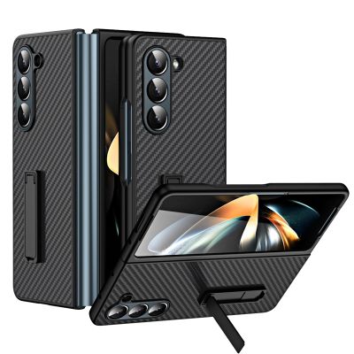 เคสเคสโทรศัพท์แฟชั่นพับได้สำหรับ Samsung Galaxy Z HOCE พับได้5 Fold5เคสป้องกันเลนส์กันกระแทก