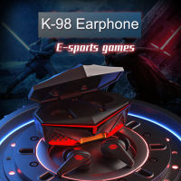 K98 Bluetooth-compatible Earphone Wireless Headphones TWS Running Sports Gaming Headset Earbuds with Microphone for Gamer